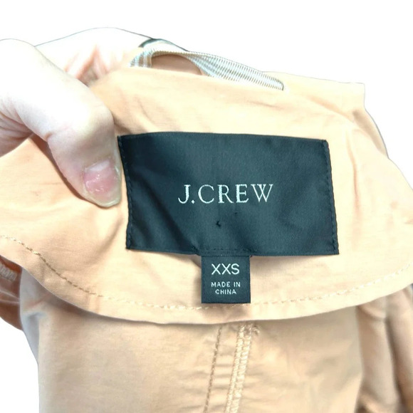 J. Crew Lightweight Utility Jacket in Warm Taupe Pink Size XXS - Picture 8 of 11
